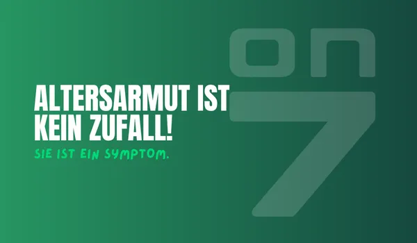 Banner zum Blogartikel Altersarmut ist kein Zufall - sie ist ein Symptom