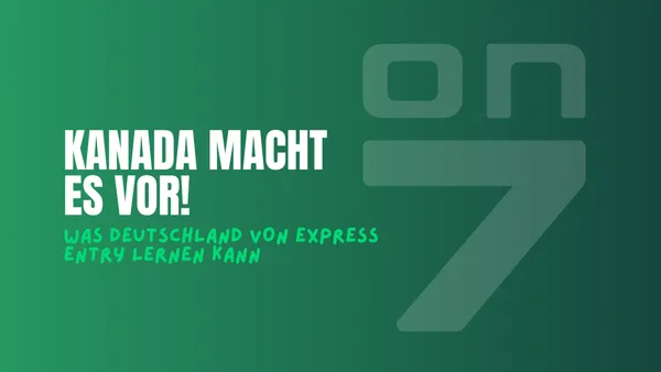 Banner zum Blogartikel Kanada macht es vor: Was Deutschland von Express Entry lernen kann