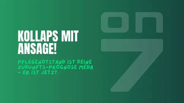 Banner Kollaps auf Ansage: Die Wahrheit über den Pflegenotstand in Deutschland - Zahlen, Fakten und Lösungswege