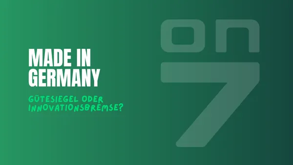 Banner Deutschlands Innovations-Dilemma: Wenn das Streben nach Perfektion zur Gefahr wird