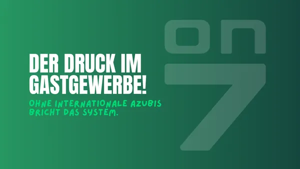 Banner Ohne internationale Auszubildende bricht das Gastgewerbe zusammen - warum jetzt der Moment für digitale Fachkräftemigration ist