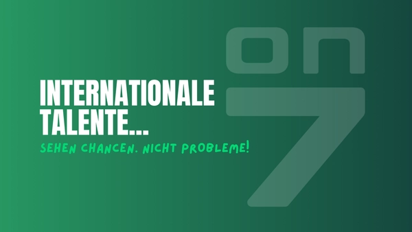 Banner zum Blogartikel Talente aus dem Ausland sehen in Deutschland etwas, das wir vergessen haben: Chancen.