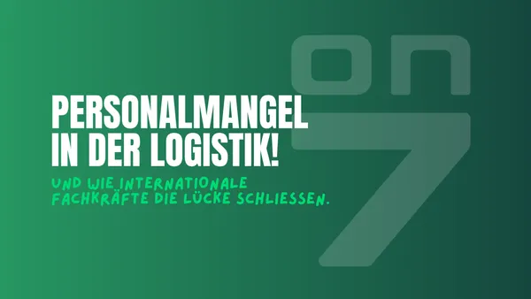 Banner zum Blogartikel Warum die Logistik für deutsche Bewerber unattraktiv ist - und wie internationale Fachkräfte die Lücke schließen