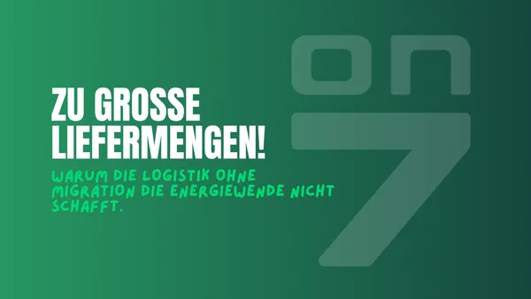 Banner zum Blogartikel Warum die Logistik ohne Migration die Energiewende nicht schafft