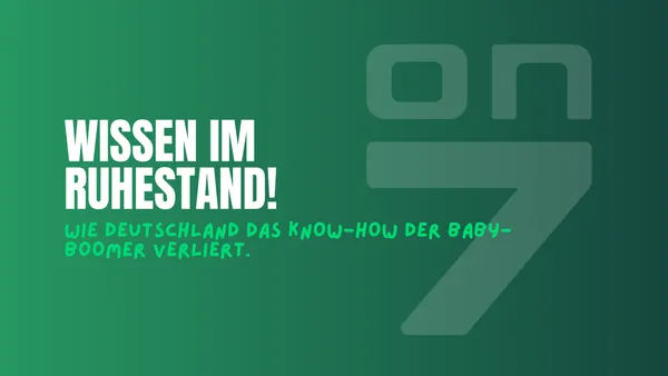 Banner Wissen im Ruhestand: Wie Deutschland das Know-how der Baby-Boomer verliert